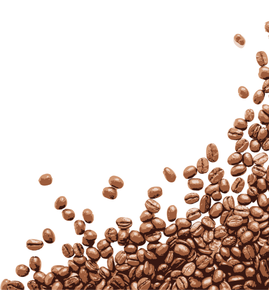 Coffee beans background
