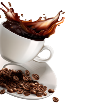 Coffee decoration left
